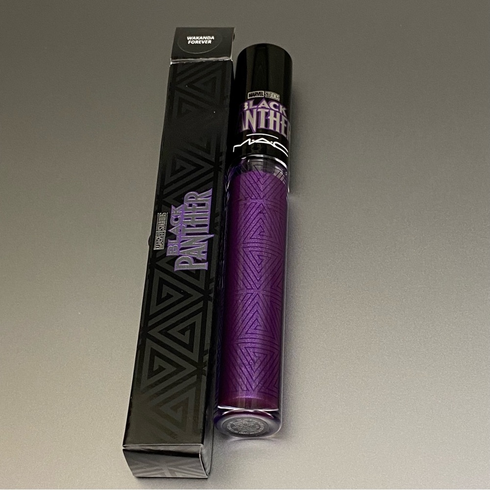 MAC x Black Panther Love Me Liquid Lip Colour “Wakanda Forever”~ metallic purple